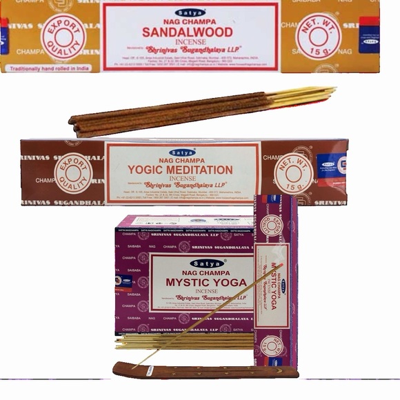 Satya Nag Champa Brand Incense Sticks! Sandalwood, Yogic Meditation, Mystic Yoga - Picture 1 of 6